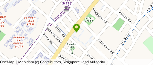 Map showing the location of Centrium Square