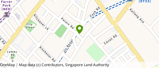 Map showing the location of 302 @ Besar