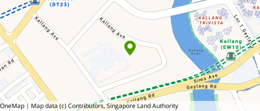 Map showing the location of AIS Industrial Building