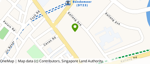 Map showing the location of CT Hub 2