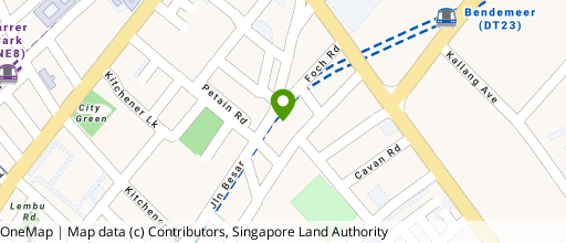 Map showing the location of SLS Building