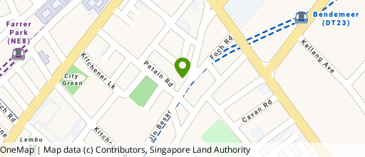 Map showing the location of Tac Building
