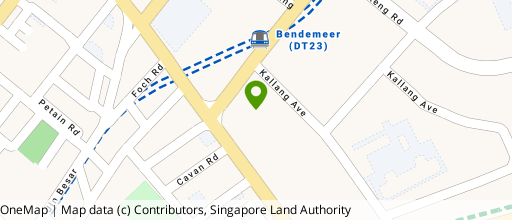 Map showing the location of CT Hub