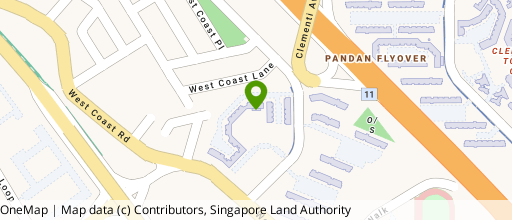 Map showing the location of 501 West Coast Drive
