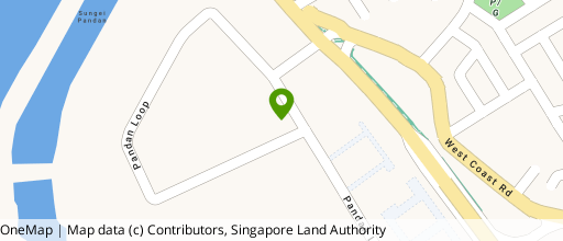 Map showing the location of Food Concept @ Pandan