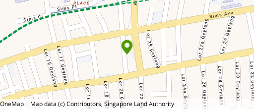 Map showing the location of Tacplas House