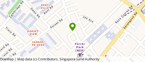 Map showing the location of Trads Building