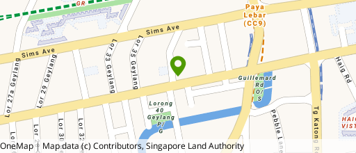 Map showing the location of Oriental Venture Building