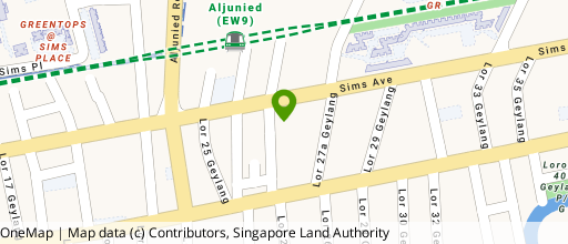 Map showing the location of Citiraya Centre