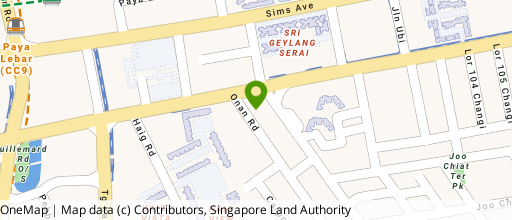 Map showing the location of Tristar Complex