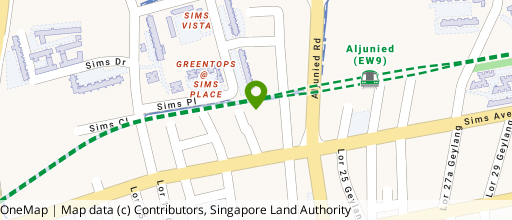 Map showing the location of Prosper Industrial Building