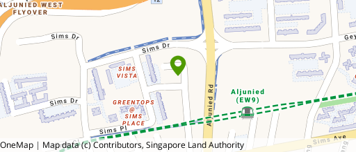 Map showing the location of Prosper House