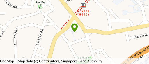 Map showing the location of Goldhill Shopping Centre