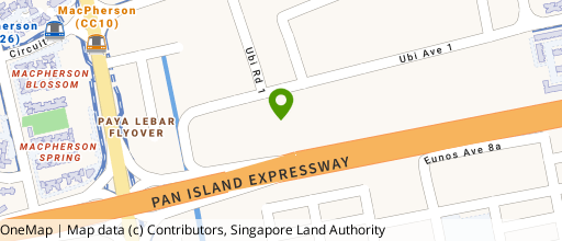 Map showing the location of 63 @ Ubi