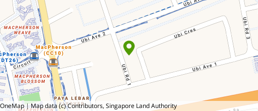 Map showing the location of Wintech Centre