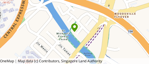 Map showing the location of Poh Leng Building