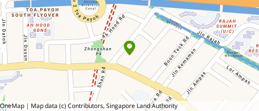 Map showing the location of Golden Wall Flatted Factory