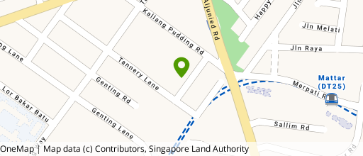 Map showing the location of Tan Jin Chwee Industrial Building