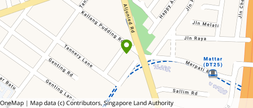 Map showing the location of SYH Logistics Building