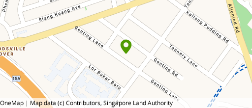 Map showing the location of Genting Warehouse