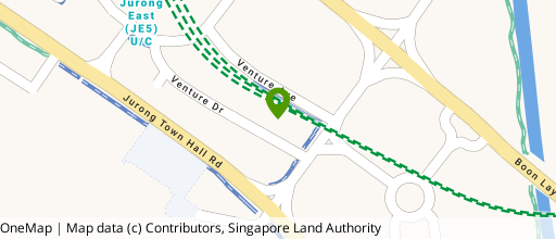 Map showing the location of Vision Exchange