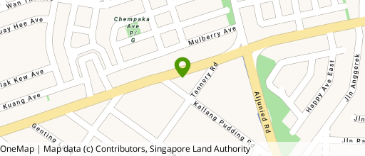 Map showing the location of 282 MacPherson Road