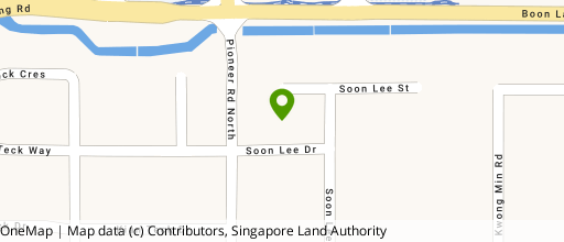Map showing the location of Pioneer Centre