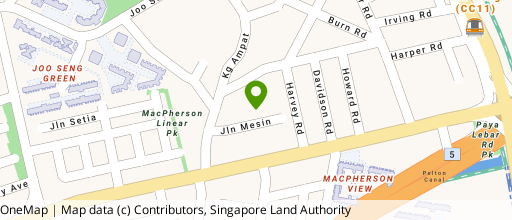 Map showing the location of Standard Industrial Building