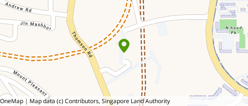 Map showing the location of Singapore Labour Foundation Complex