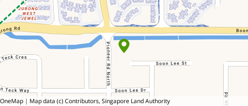Map showing the location of Pioneer Junction