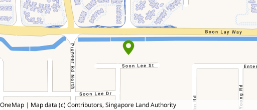 Map showing the location of Pioneer Point