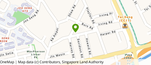 Map showing the location of Mactaggart Building