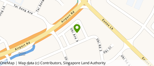 Map showing the location of Pan Malayan Warehouse