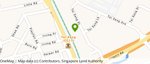 Map showing the location of 18 Tai Seng