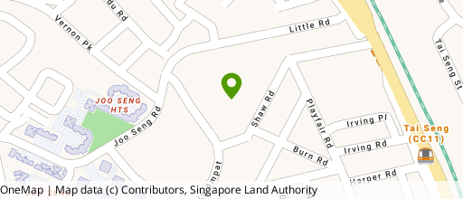 Map showing the location of Kin Building