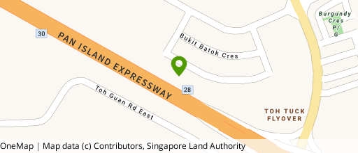 Map showing the location of Heng Loong Building