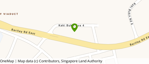 Map showing the location of Premier @ Kaki Bukit