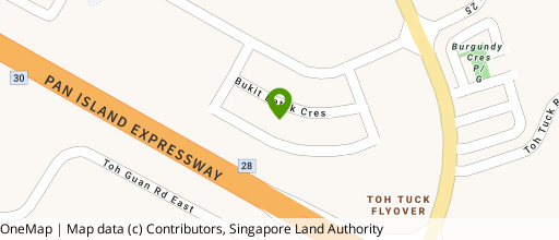 Map showing the location of Enterprise Centre
