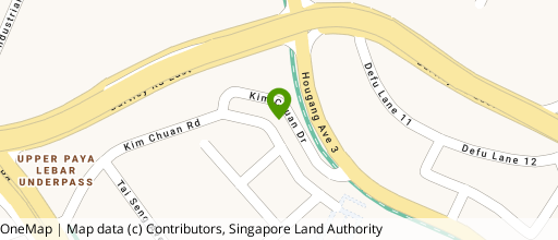 Map showing the location of Citrine Foodland
