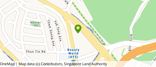 Map showing the location of Bukit Timah Shopping Centre