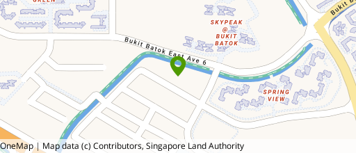 Map showing the location of Bukit Batok Connection