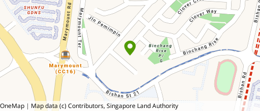 Map showing the location of Tat Ann Building