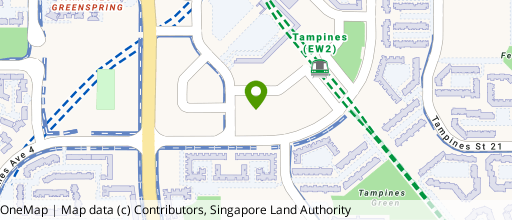 Map showing the location of Century Square