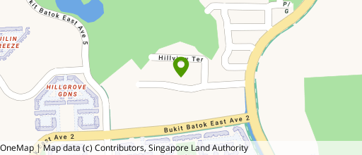 Map showing the location of Hillview Building