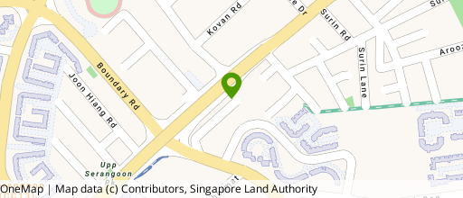 Map showing the location of Yeley Building