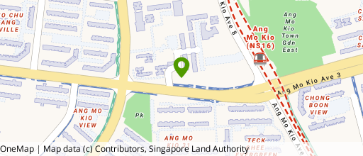 Map showing the location of 51 @ AMK
