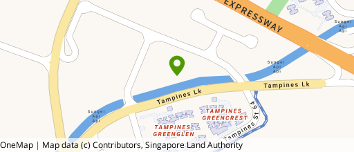 Map showing the location of T-Space