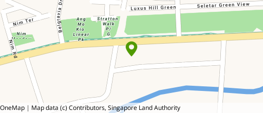 Map showing the location of AMK Tech 1