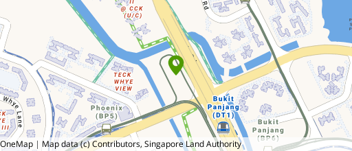 Map showing the location of Junction 10