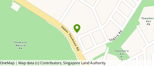 Map showing the location of 9 @ Tagore